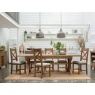 Baker Furniture Juniper Cross-Leg Extending Dining Table 200-250cm - Smoked Oak