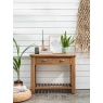 Baker Furniture Juniper Console Table - Smoked Oak