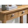Baker Furniture Juniper Console Table - Smoked Oak