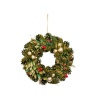 Smart Garden Smart Garden Green & Gold Bauble Pinecone Wreath - 36cm