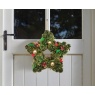 Smart Garden Smart Garden Green & Gold Bauble Pinecone Star - 35cm