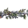 Kaemingk Kaemingk Blue Berry Garland Frosted - 180cm