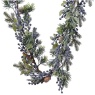 Kaemingk Kaemingk Blue Berry Garland Frosted - 180cm