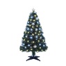 Festive Festive White & Warm White Fibre Optic Christmas Tree - 90cm