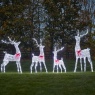 Smart Garden GlitterTwist Reindeer 140cm - Silver