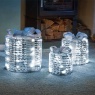 Smart Garden Set of 3 GlitterTwist Gift Boxes - Silver