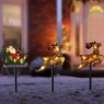 Smart Garden Santa Sleigh Stakes