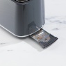 Daewoo SDA2628GE Stirling 2 Slice Toaster - Grey