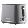 Daewoo SDA2628GE Stirling 2 Slice Toaster - Grey