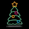 Premier Christmas Tree Table Top Lit Neon Sign - 25cm