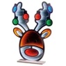 Premier Standing Stag Head with Baubles Infinity Mirror - 60cm