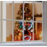 Premier Standing Stag Head with Baubles Infinity Mirror - 60cm
