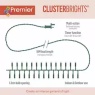 Premier 1440 LED Cluster with Timer 18.6m - White