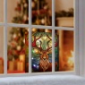 Premier Lit Stag Stained Glass - 21cm