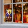 Premier Lit Church with Star Stained Glass - 21cm
