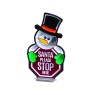Lumineo LED Infinity Snowman Stop Here Sign 60cm