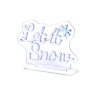 Lumineo LED Neon USB Let It Snow Light 23cm