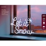Lumineo LED Neon USB Let It Snow Light 23cm