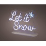 Lumineo LED Neon USB Let It Snow Light 23cm