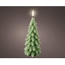 Lumineo LED Tree Candle 19cm - Green