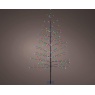 Lumineo LED Twig Tree Outdoor 1.8m - Black/Soft Multi