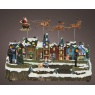 Lumineo LED Village Flying Santa
