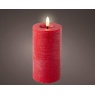 Lumineo LED Wick Candle 15cm - Red