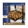 Lumineo Micro LED Glass Onion Light 21cm - Warm White