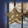 Lumineo Micro LED Glass Star Light 20cm - Warm White