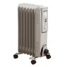 Daewoo Daewoo HEA1130GE 1500W Oil Filled Portable Radiator - White