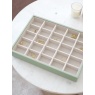 Stackers Classic 25 Section Trinket Layer - Sage Green