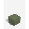 Stackers Watch & Jewellery Box - Green Canvas