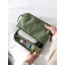 Stackers Large Washbag - Green Canvas
