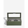 Stackers Watch Box 4 Piece - Green Canvas