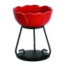 Aromatize Flower Wax Melter 11cm - Red