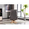 GFA Mars Recliner Chair & Footstool Set - Fossil Fabric