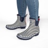 Rouchette Rouchette Bristol Meadow Ankle Wellies - Blue/White