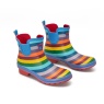 Rouchette Rainbow Meadow Ankle Wellies - Multi