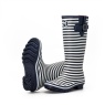 Rouchette Rouchette Bristol Tall Wellies - Blue/White