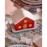 Cath Kidston Cath Kidston Christmas House Butter Dish
