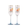 Cath Kidston Cath Kidston Christmas Journey Champagne Flutes - Set of 2