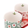 Cath Kidston Cath Kidston Christmas Holly Spots Mollie Mugs - Set of 2