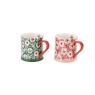 Cath Kidston Cath Kidston Christmas Holly Spots Mollie Mugs - Set of 2