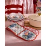 Cath Kidston Cath Kidston Christmas Journey Double Oven Gloves