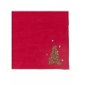 Peggy Wilkins Little Tree Christmas Napkin - Red