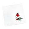 Peggy Wilkins Dawn Chorus Christmas Napkin - White
