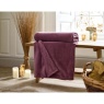 Deyongs Snuggle Touch Throw 140x180cm - Wine