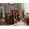 Deyongs Woodland Wildlife Throw 140x180cm - Wine