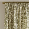 William Morris At Home Original Willow Lined Pencil Pleat Curtains - Olive