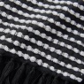 Catherine Lansfield Stab Stitch Throw 125x150cm - Black